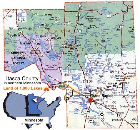 Itasca County Map
